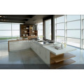 SKB2244 Arandela de cocina de laca de alto brillo de color blanco Estilo moderno Armarios de cocina modular Diseño Gabinete de cocina italiano